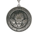 ABYSTYLE - DEATH NOTE 3D Medal Key Ring, silver, Dimensions : H. 4,4 cm x L. 4,5 cm