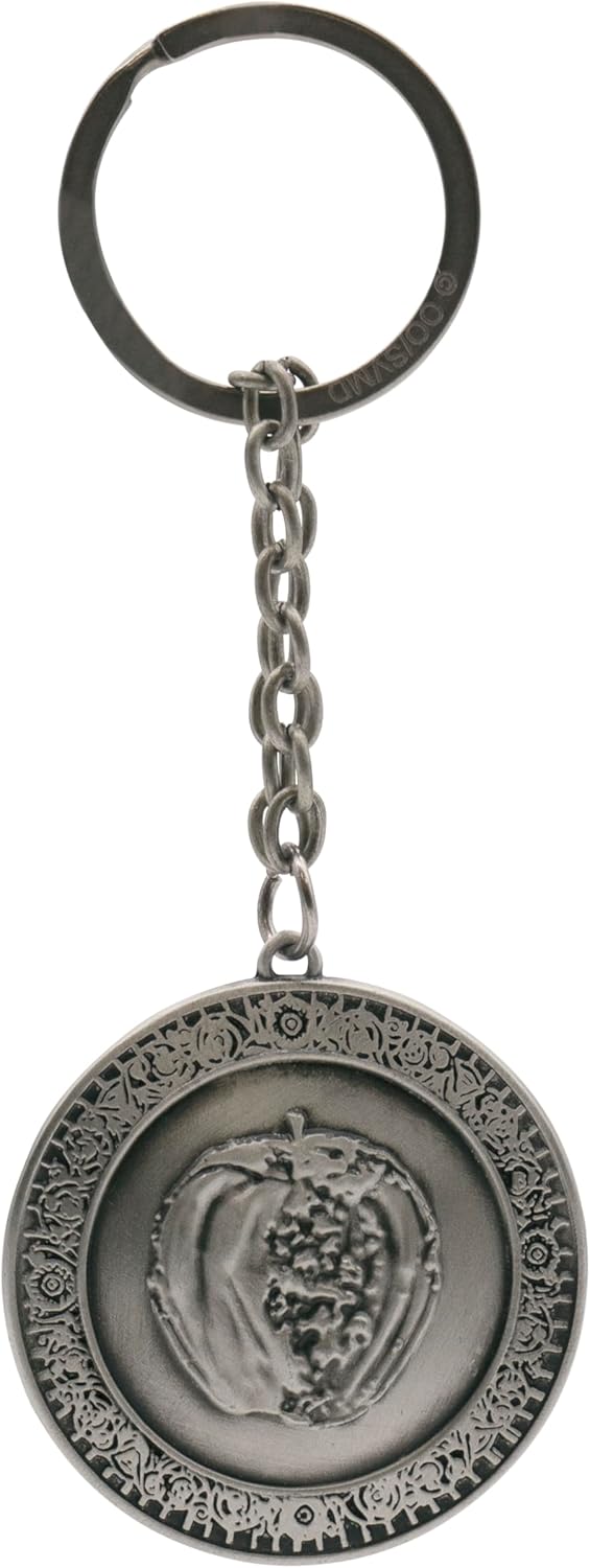 ABYSTYLE - DEATH NOTE 3D Medal Key Ring, silver, Dimensions : H. 4,4 cm x L. 4,5 cm