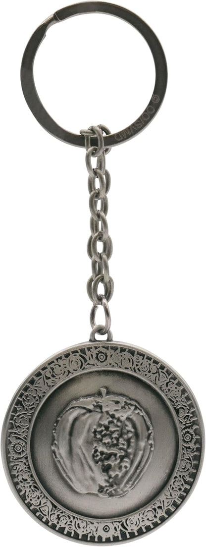 ABYSTYLE - DEATH NOTE 3D Medal Key Ring, silver, Dimensions : H. 4,4 cm x L. 4,5 cm