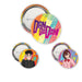 ABYstyle - DAN DA DAN Momo & Okarun Badge Pack, 1 x 5 cm + 2 x 3,2 cm, Metal, None