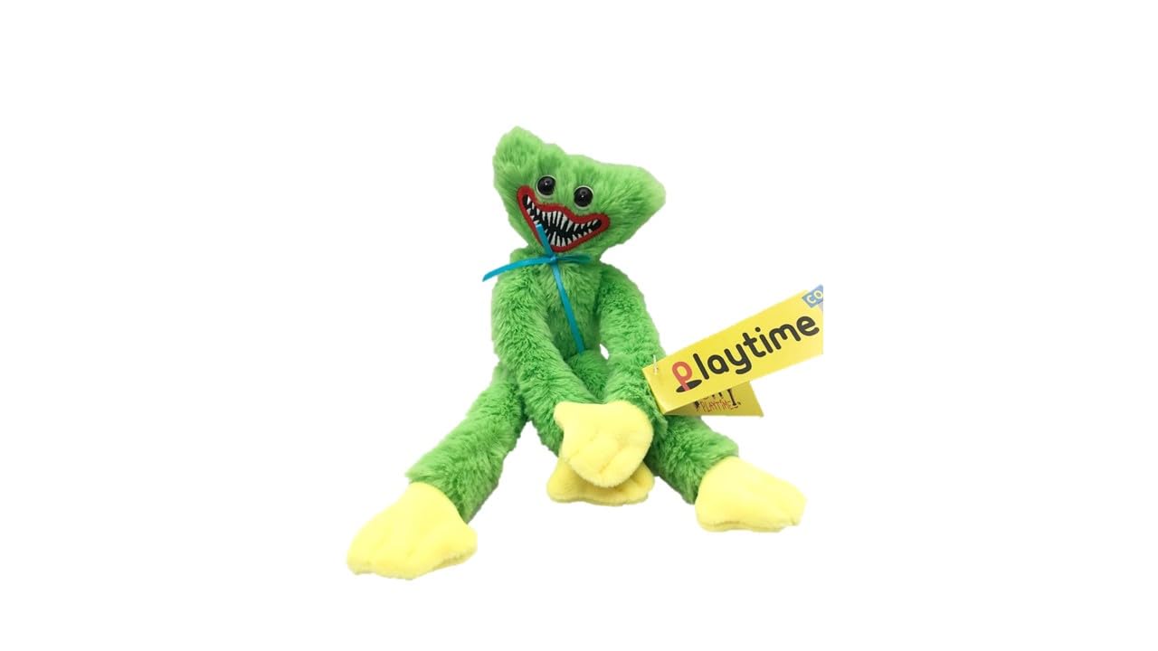 Poppy Playtime - Collectible Plush - Huggy Wuggy - Green (Scary)