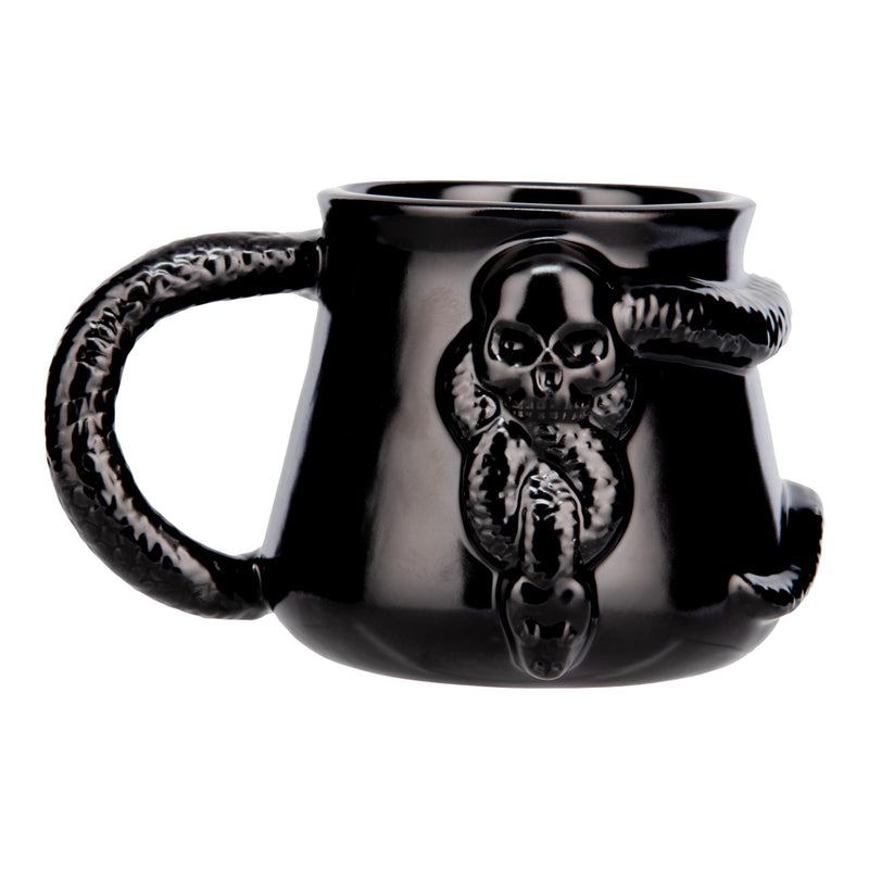 Paladone, tazza da caffè in ceramica nera con motivo Harry Potter, motivo Mangiamorte, prodotto Wizarding World, con licenza ufficiale, 400 ml, idea regalo per adulti e Potterheads