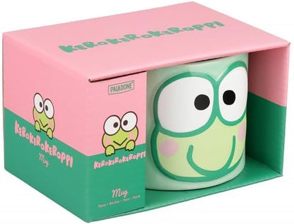Keroppi Green Mug, Officially Licensed Sanrio Hello Kitty & Friends 400ml Large Ceramic Coffee Cup for Tea & Hot Chocolate, Kawaii Gift for Girls, Women, Teenagers| Paladone