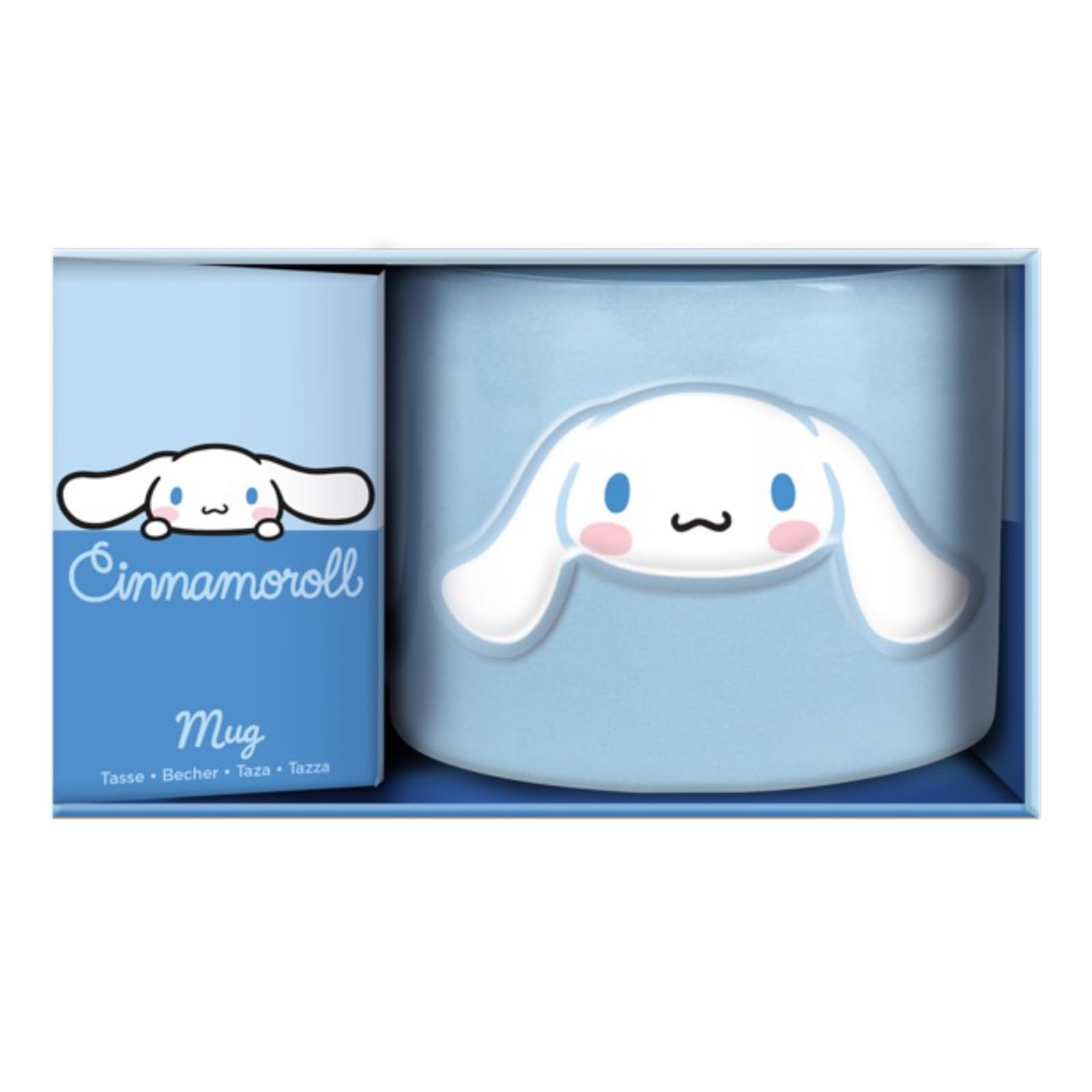 Cinnamoroll Blue Mug, Officially Licensed Sanrio Hello Kitty & Friends 400ml Large Ceramic Coffee Cup for Tea & Hot Chocolate, Kawaii Gift for Girls, Women, Teenagers| Paladone