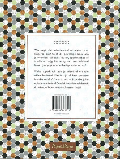 Het geweldige vriendenboek voor volwassenen