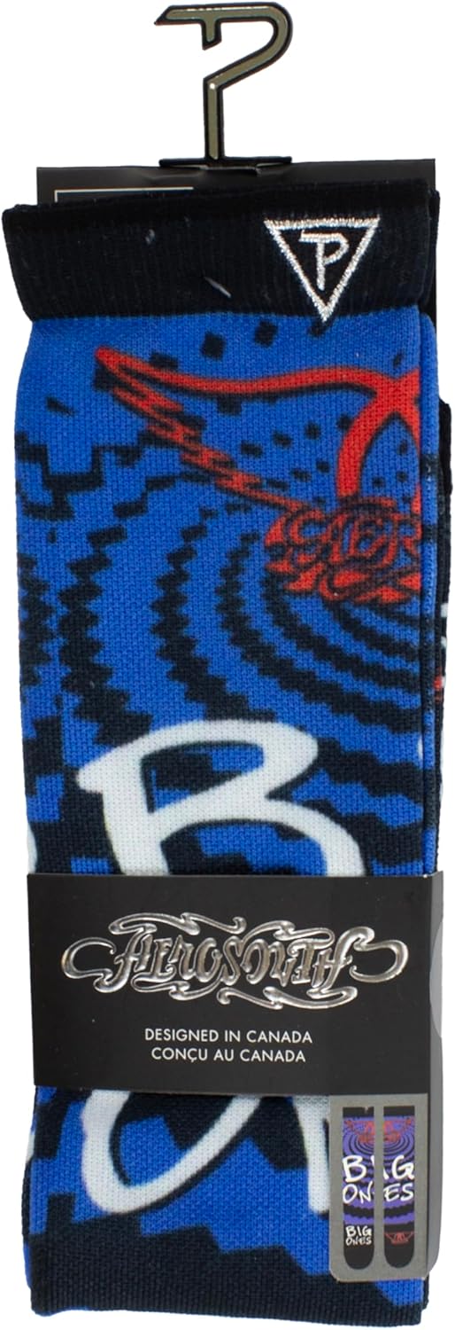 Perri's Leathers Aerosmith Big Ones DYE SUB, 001, O Socks, Black, 28 EU