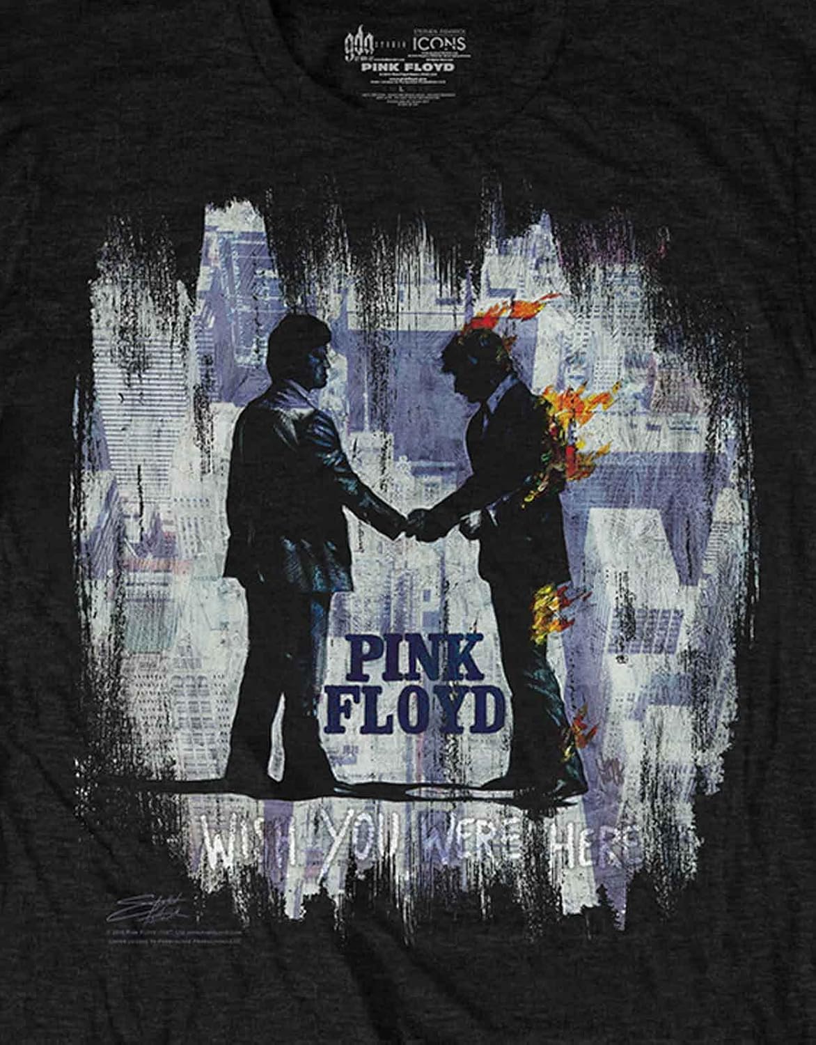 PINK FLOYD Men's Wywh Painting T-Shirt