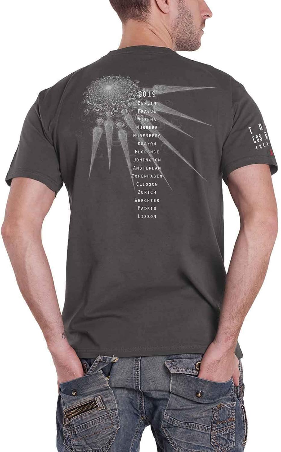 Official T Shirt Metal Rock Tool Fear Inoculum 'Spectre Spike' Grey M