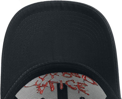 Band Monkey Alice Cooper Unisex Baseball Cap Dripping Logo Black