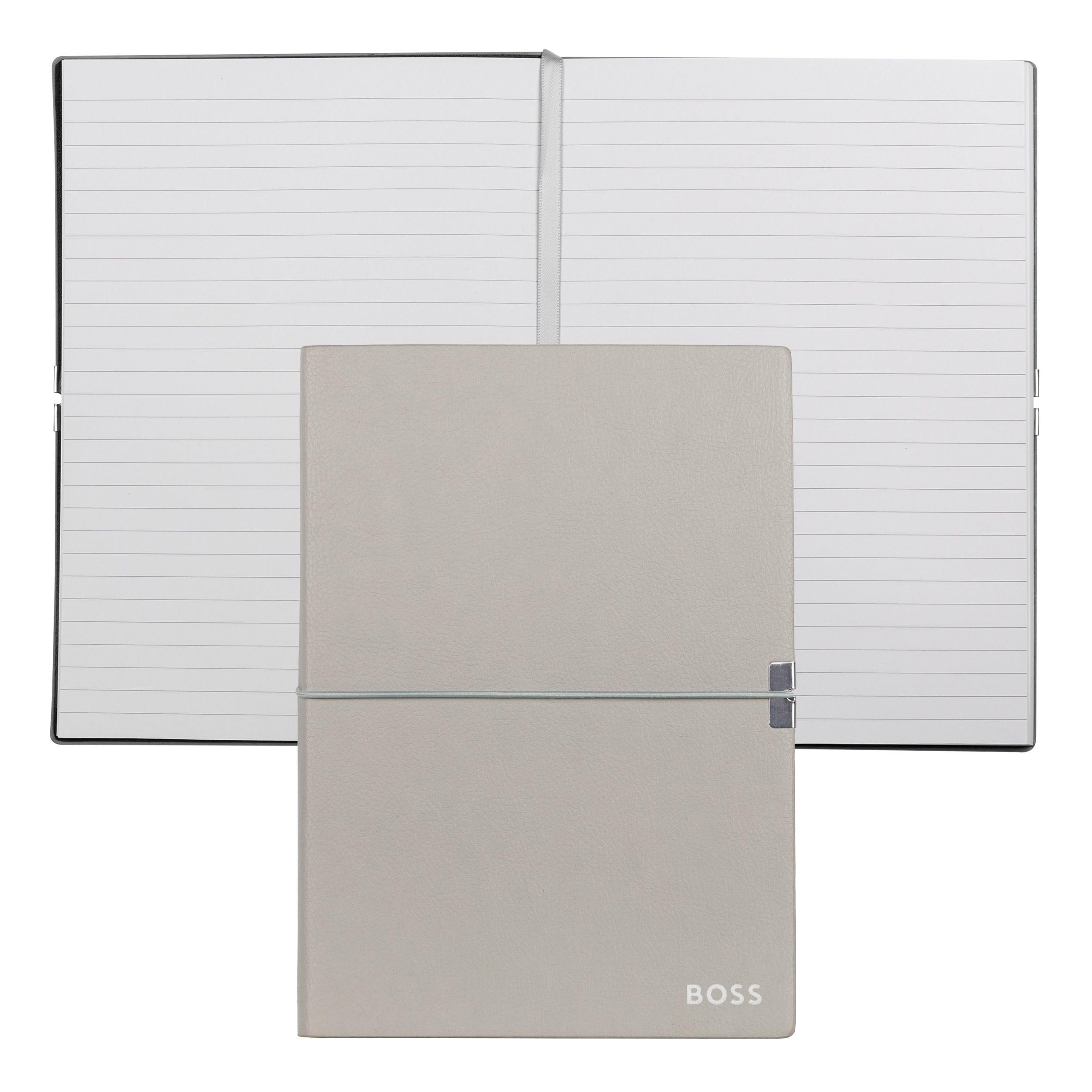 Hugo Boss A5 Elegance Storyline Grey Ruled Notebook