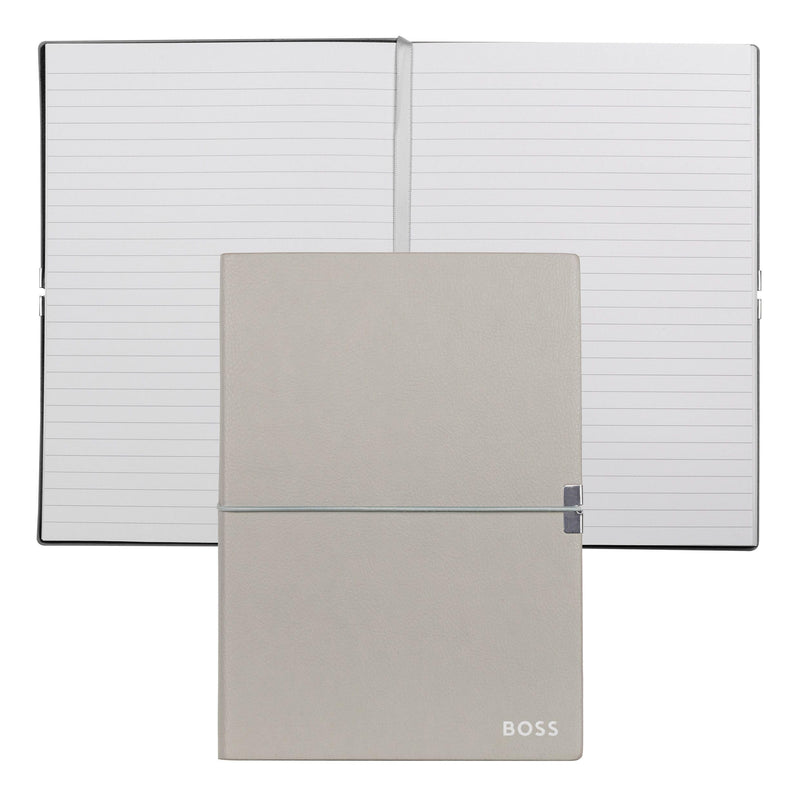 Hugo Boss A5 Elegance Storyline Grey Ruled Notebook