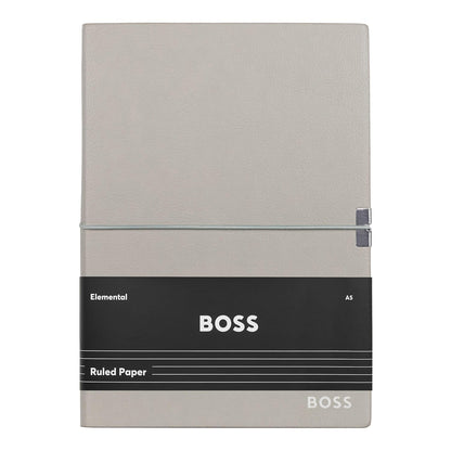Hugo Boss A5 Elegance Storyline Grey Ruled Notebook