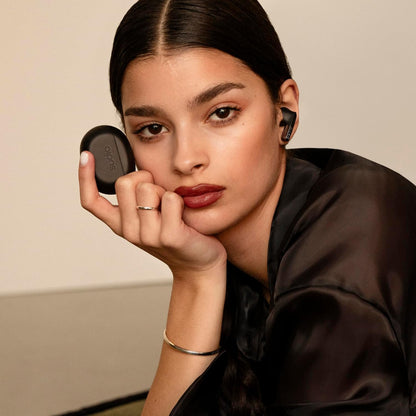 Sudio N3Pro Midnight Black - The Day-to-Night Noise Cancelling Earbuds. Active Noise Cancellation (35dB), 5.5 Hours Playing Time, IPX4, Microphone to Take Calls, Bluetooth 5.4