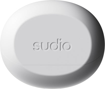 Sudio A3Pro Snow White - The All-Day Noise Cancelling Earbuds Balanced Listening Experience, Microphones, Multi-Point Bluetooth Connection, Bluetooth 5.4, IPX4