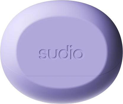 Sudio A3Pro Purple Fog - The All-Day Noise Cancelling Earbuds Balanced Listening Experience, Microphones, Multi-Point Bluetooth Connection, Bluetooth 5.4, IPX4