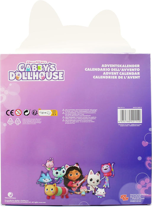 Joytoy Gabby's Dollhouse Advent Calendar with Jewellery and Hair Accessories - 28 x 7 x 40 cm