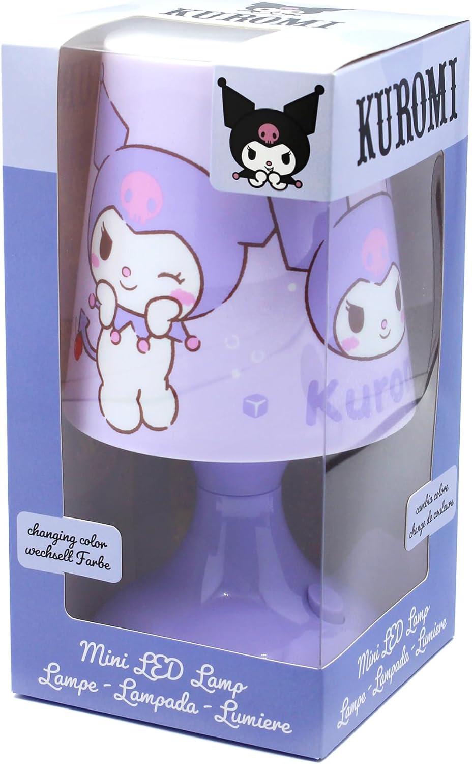 Joy Toy - 24092 Kuromi Mini LED Lamp - in Gift Box 10 x 10 x 19 cm