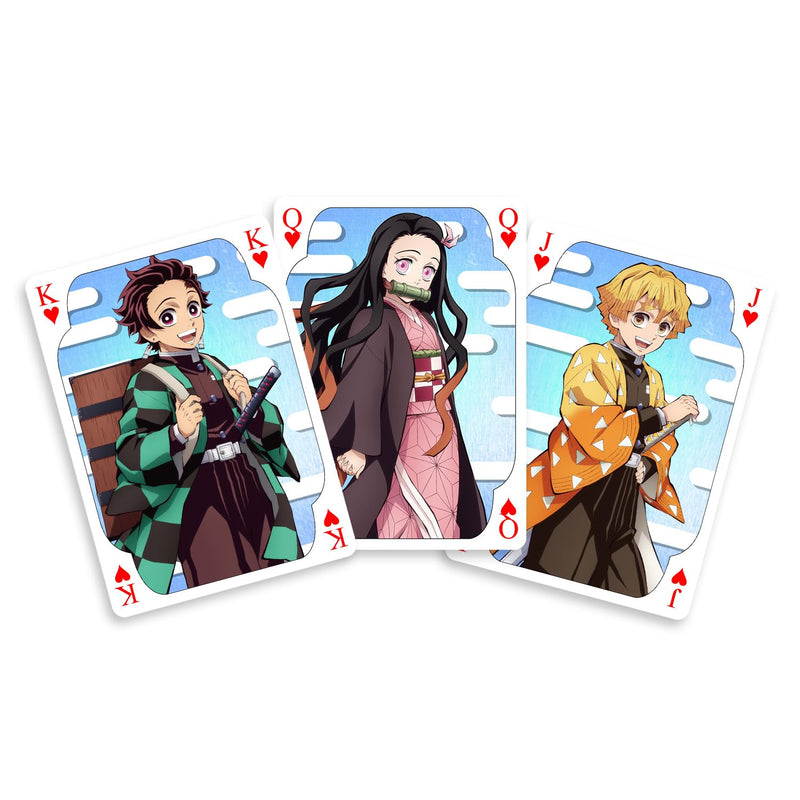SAKAMI - Demon Slayer: Kimetsu no Yaiba - 52 Spielkarten - Poker, Kartenspiel, Deck, Playing Cards