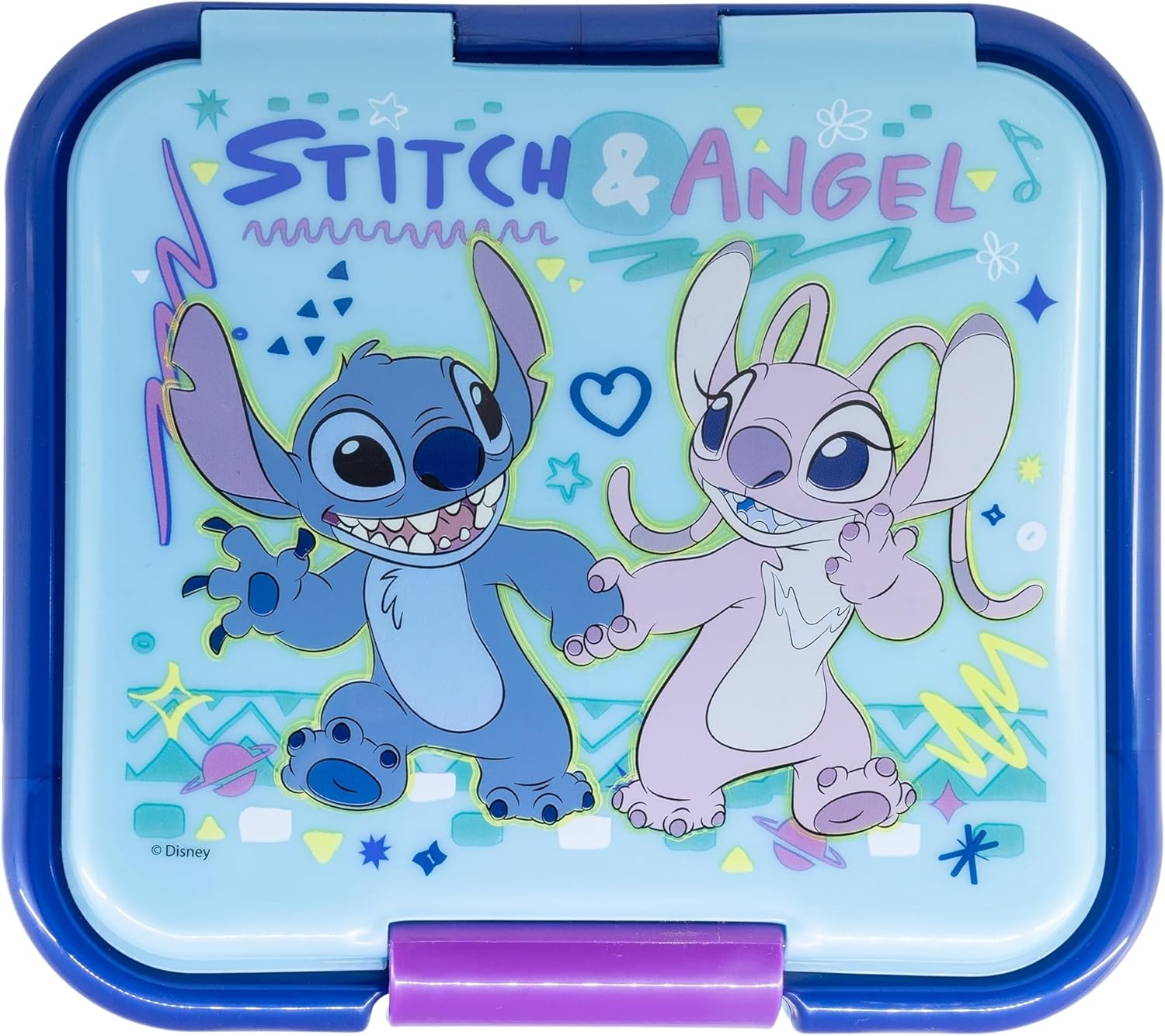 Robuesta Multi-Lunchbox für Kinder mit 3 Fächern von Stitch