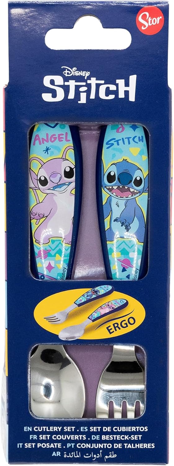Stitch - Cutlery Set Stitch & Angel
