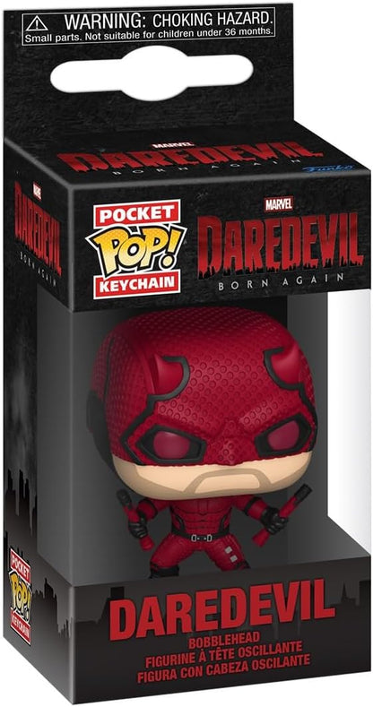 Funko Pop! Keychain: Daredevil Born Again - Daredevil - Novelty Keyring - Collectable Mini Figure - Stocking Filler - Gift Idea - Official Merchandise - TV Fans - Backpack Decor
