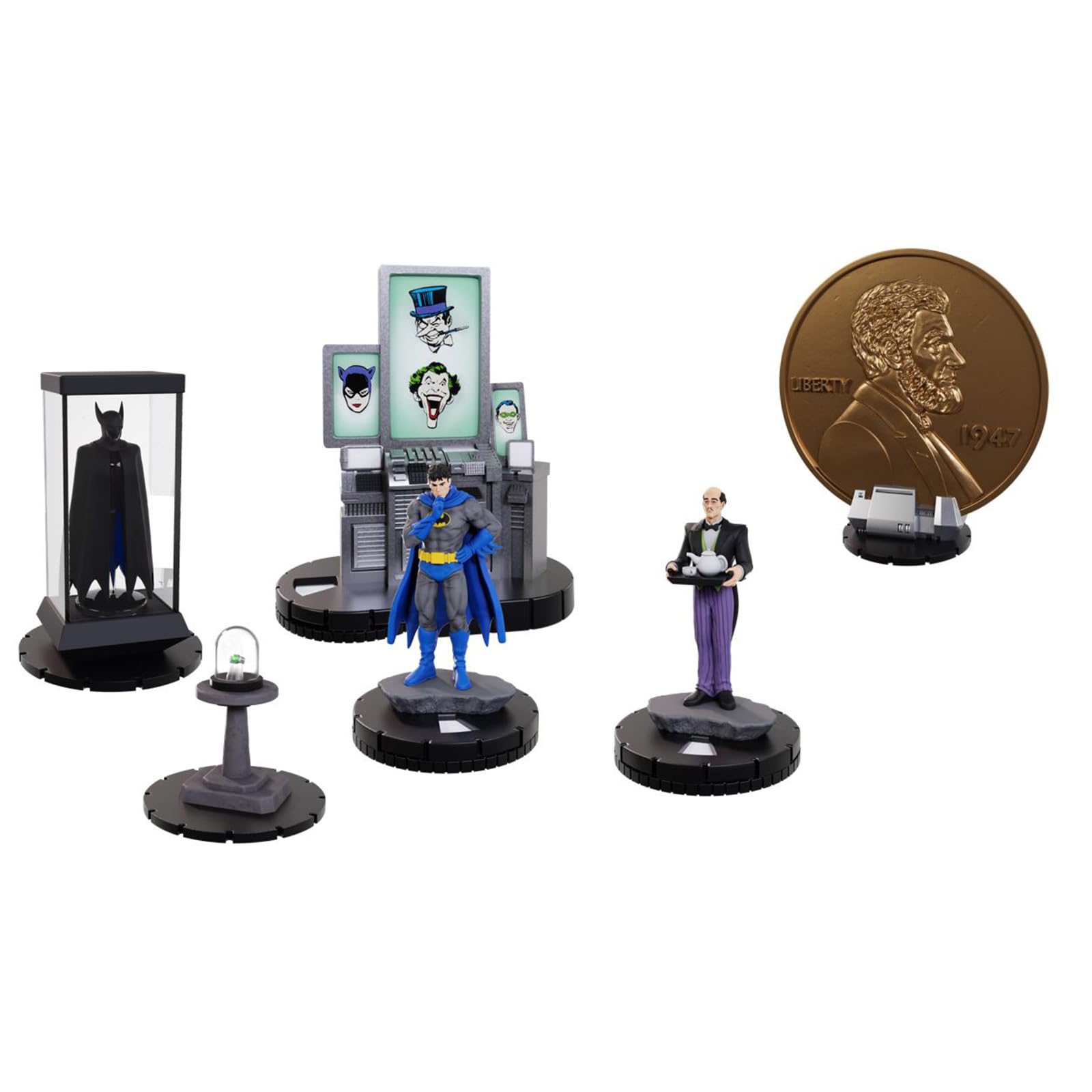 WizKids DC HeroClix Iconix: Batcave Vol 1 | Miniatures | Tabletop Strategy Game