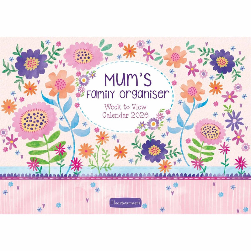 Carousel Worldwide, Mum's Week To View 2026 A4 Wall Calendar Planner