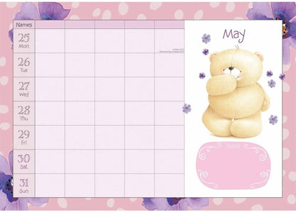 Carousel Worldwide, Forever Friends 2026 A4 Wall Calendar Planner
