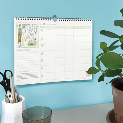 Carousel Worldwide, Garden Days 2026 A4 Wall Calendar Planner