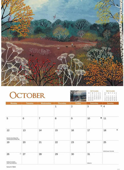 Carousel Worldwide, Country Year Jo Grundy 2026 A4 Wall Calendar
