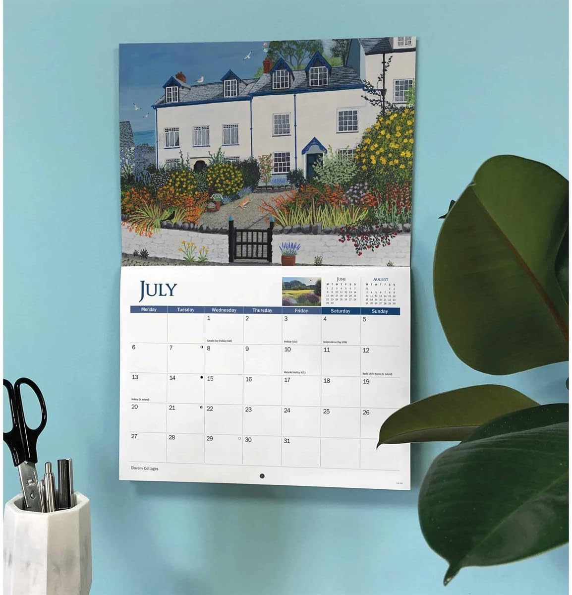 Carousel Worldwide, Country Year Jo Grundy 2026 A4 Wall Calendar