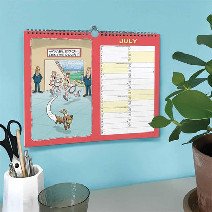 Carousel Worldwide, Wacky World of Dogs 2026 A4 Wall Calendar