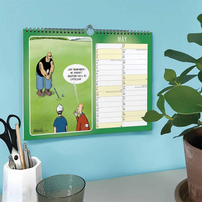 Carousel Worldwide, Young At Heart Golf 2026 A4 Wall Calendar