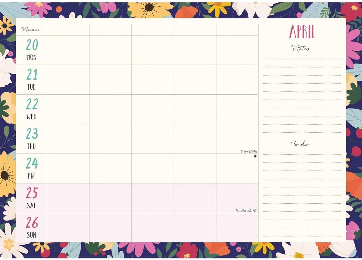 Carousel Worldwide, Future Starts Today 2026 A4 Wall Calendar Planner
