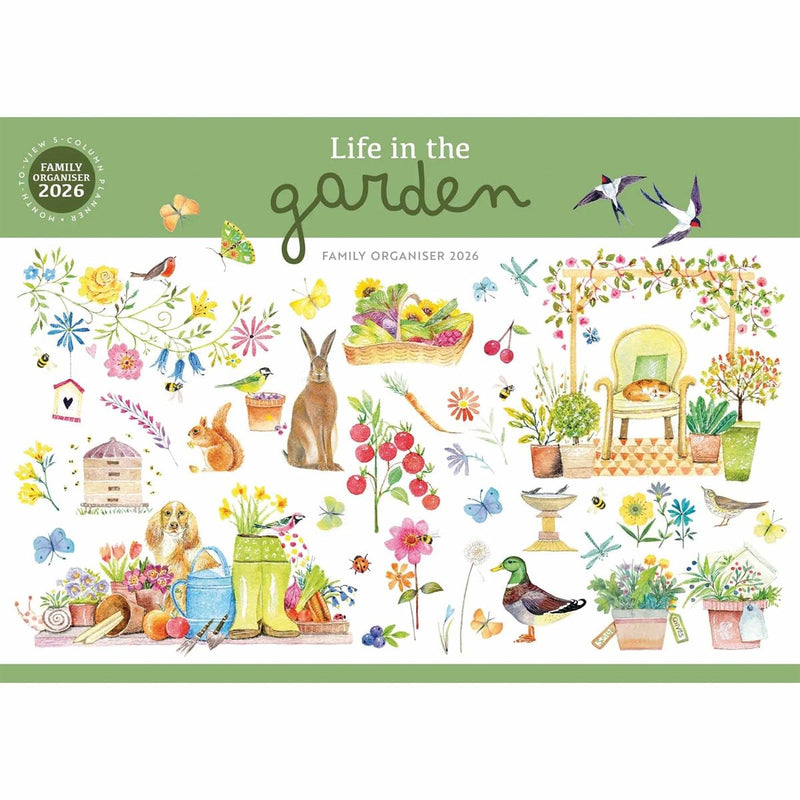 Carousel Worldwide, Life in the Garden 2026 A4 Wall Calendar Planner