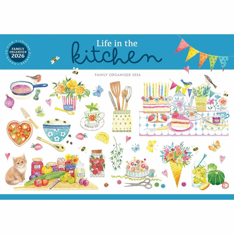 Carousel Worldwide, Life in the Kitchen 2026 A4 Wall Calendar Planner