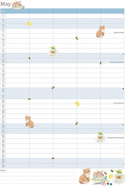 Carousel Worldwide, Life in the Kitchen 2026 A4 Wall Calendar Planner