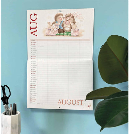 Carousel Worldwide, Country Companions 2026 A4 Wall Calendar Planner
