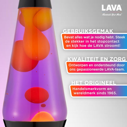 Lavazza - Lamp - Orange/Purple - 37 Cm