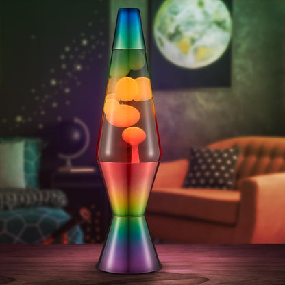 Lavazza - Lamp - White/Tri-Colour, Rainbow Base - 37 Cm
