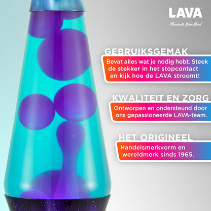 Lavazza - Lamp - Purple/Teal - 37 Cm