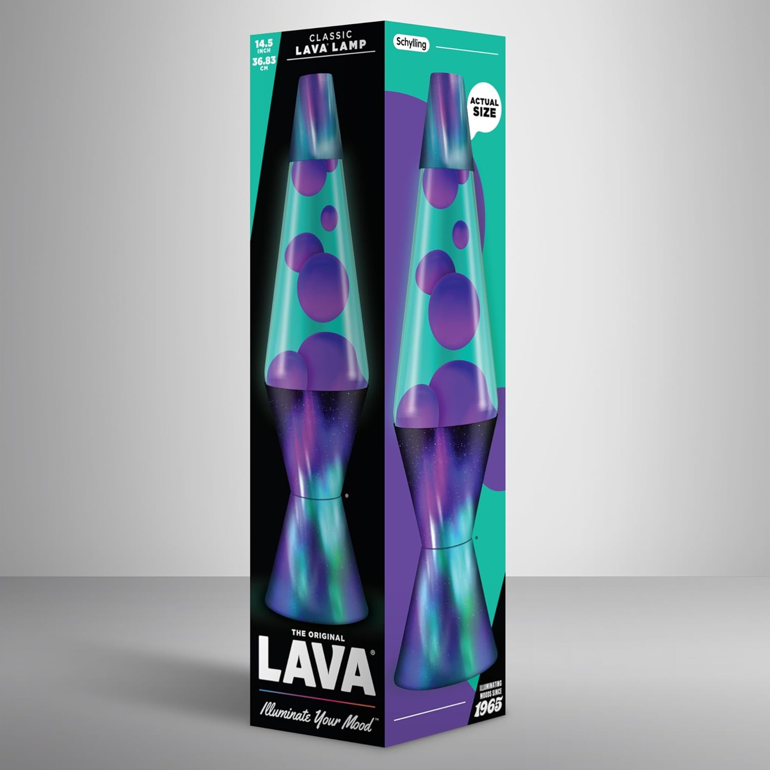 Lavazza - Lamp - Purple/Teal - 37 Cm