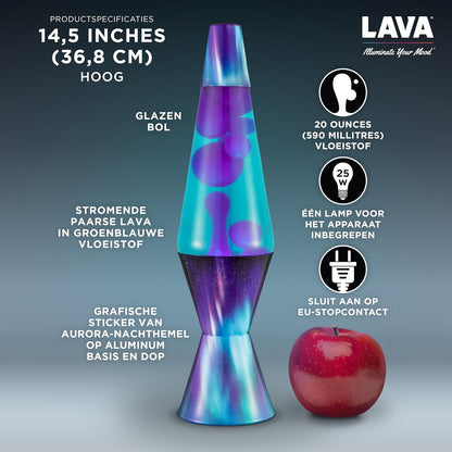 Lavazza - Lamp - Purple/Teal - 37 Cm