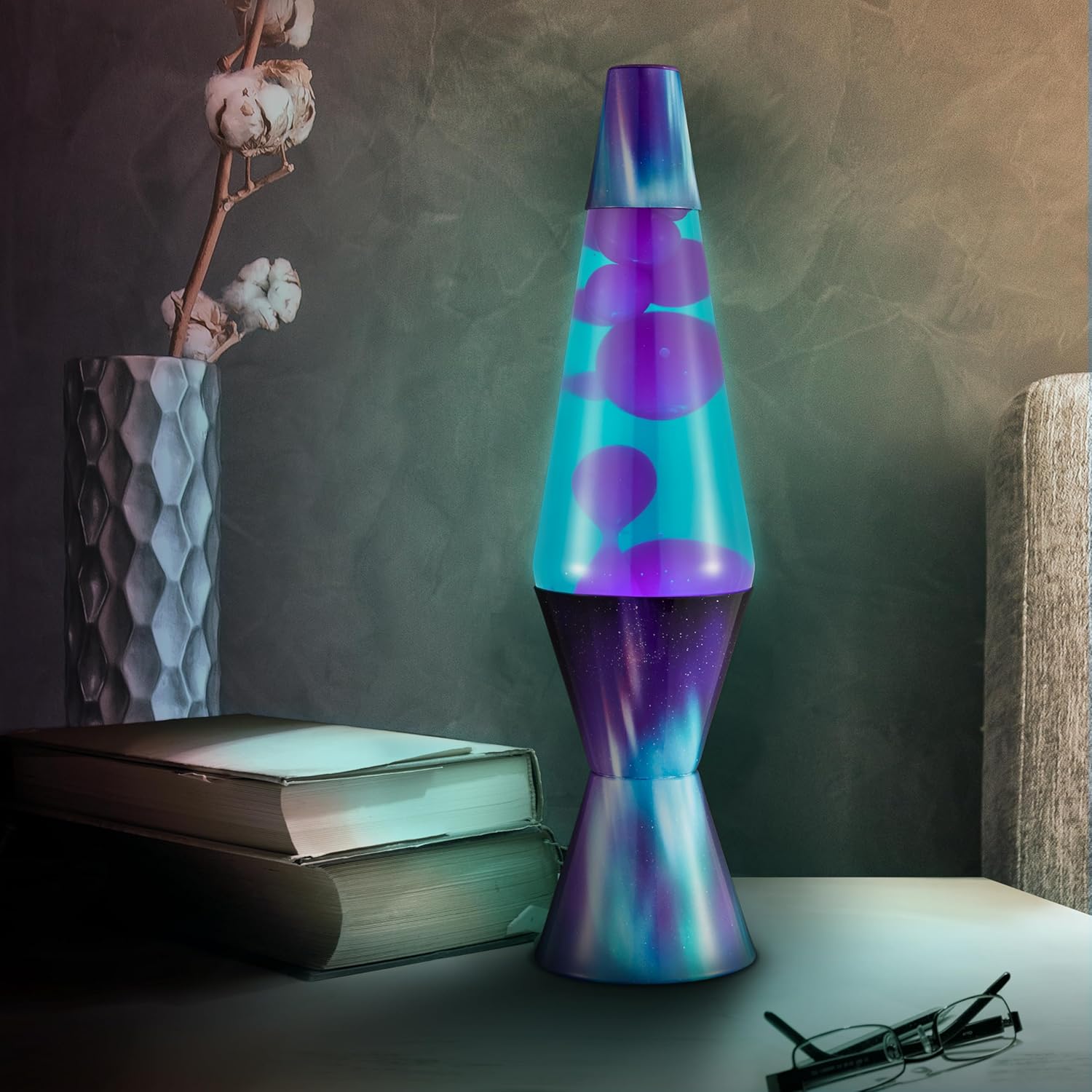 Lavazza - Lamp - Purple/Teal - 37 Cm
