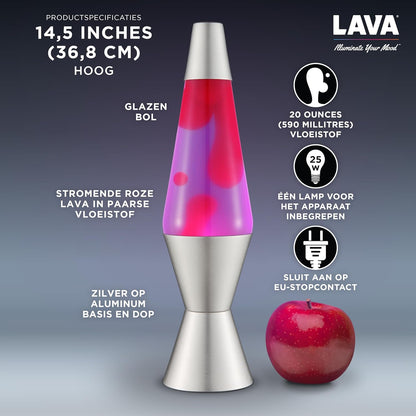 Lavazza - Lamp Classic - Pink/Purple - 37Cm