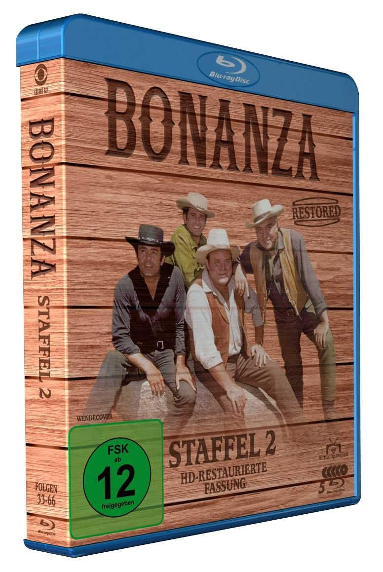BONANZA - BONANZA RESTORED - STAFFEL 2: ALLE 34 FOLGEN ERSTMALS IN HD