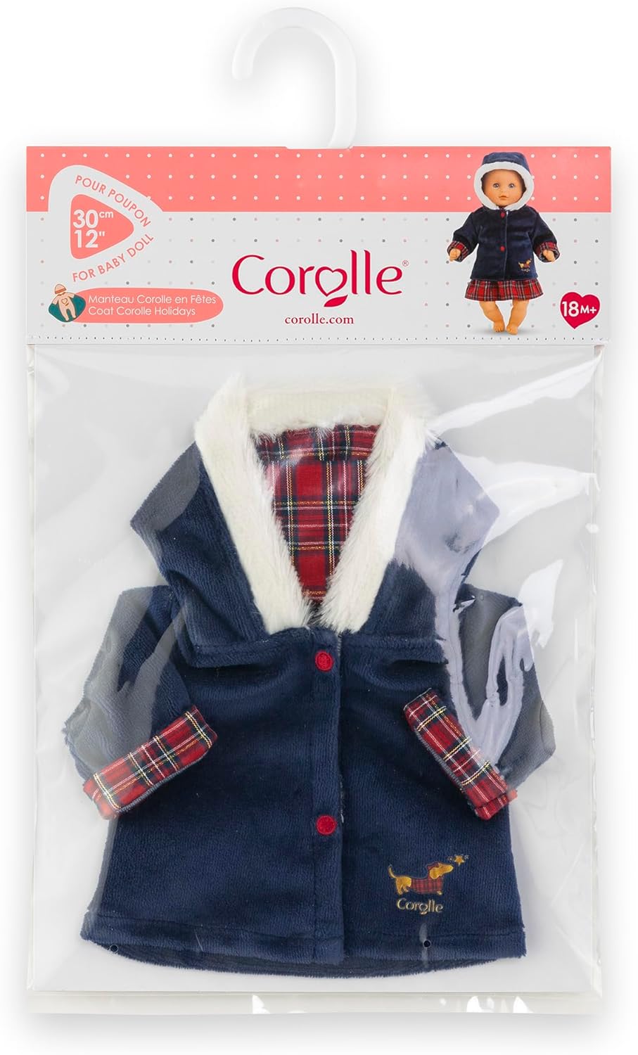 Corolle - Corolle Holidays Jas voor Babypop 30cm