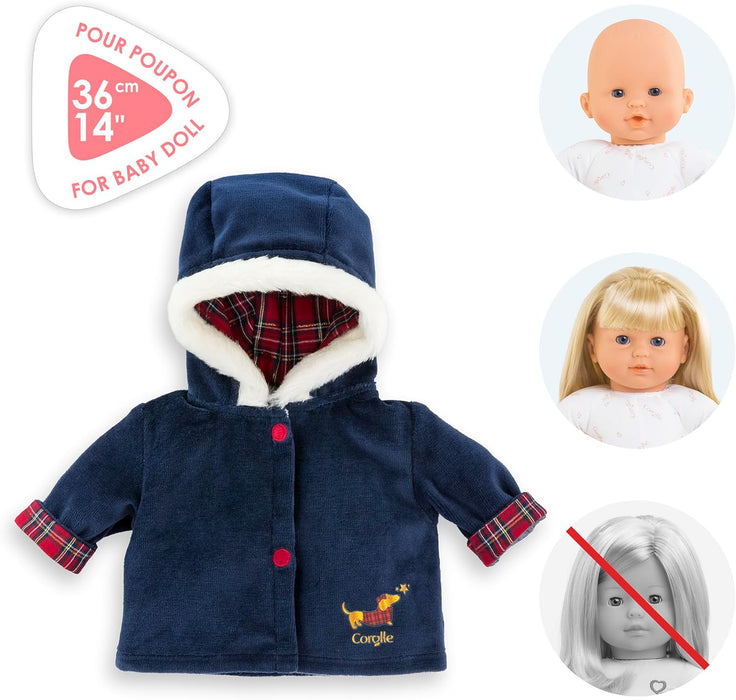 Corolle - Jas, Corolle op feestjes, kleding, voor poppen 36 cm, vanaf 2 jaar, 9000141770