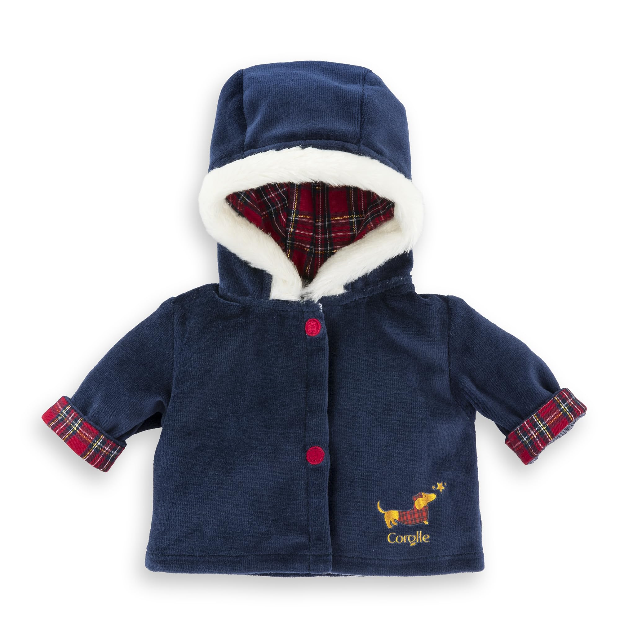 Corolle - Jas, Corolle op feestjes, kleding, voor poppen 36 cm, vanaf 2 jaar, 9000141770