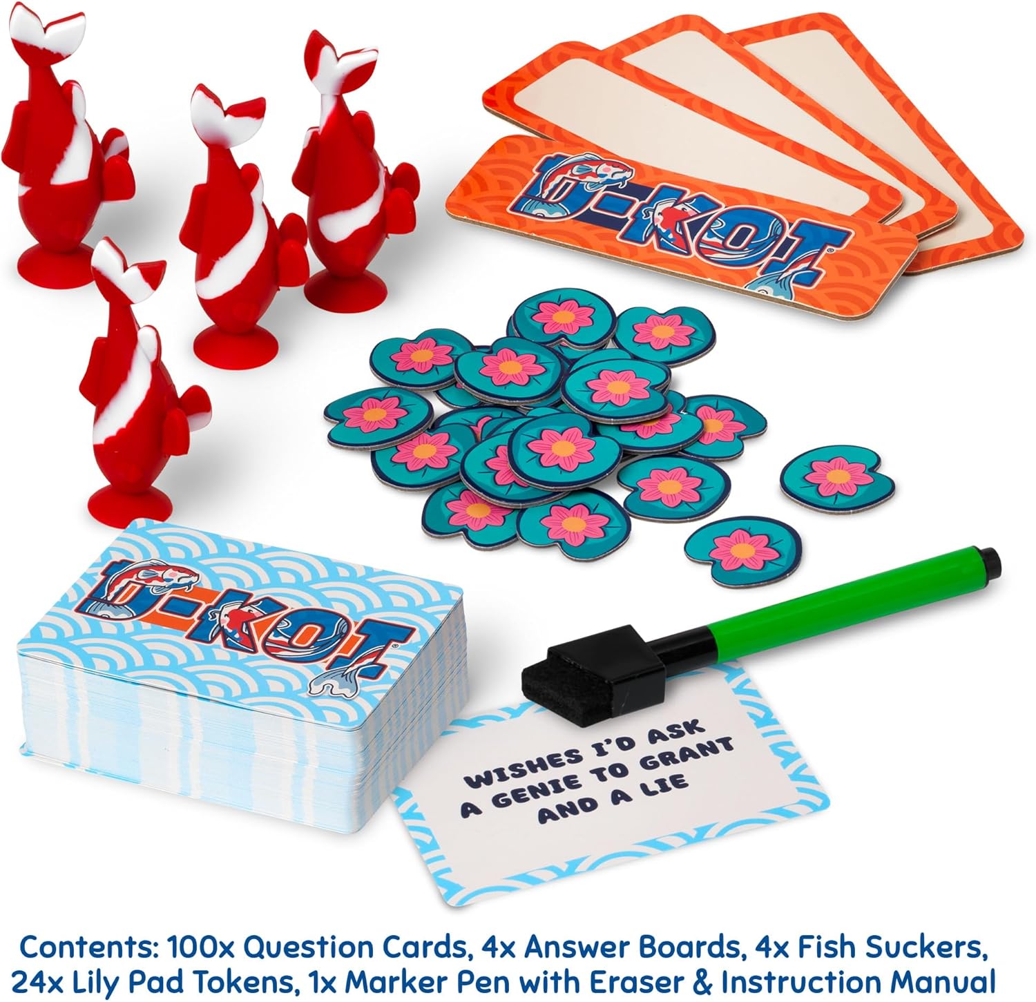 IDEAL | D-Koi Game: Can you spot the truth or is something a bit fishy? | Family Games | For 2+ Players | Ages 8+